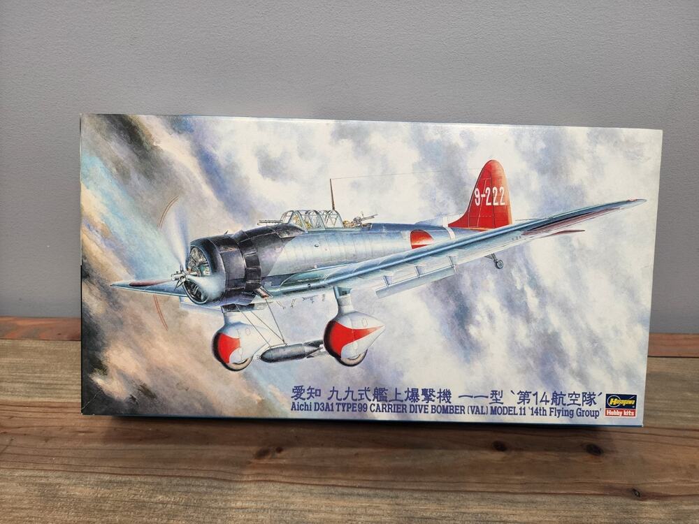 HASAGAWA - AICHI D3A1 TYPE 99 CARRIER DIVE BOMBER VAL- 1/48 09272